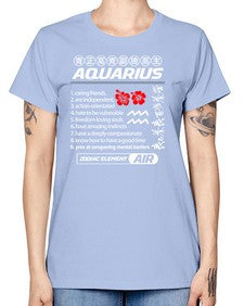 aquarius 85# - aquarius -  Missy T-Shirt