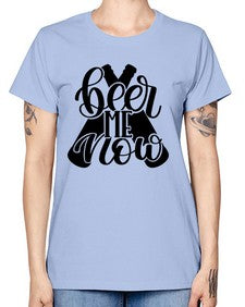 beer me now 657# - beer -  Missy T-Shirt