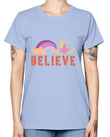 believe 47# - unicorn -  Missy T-Shirt