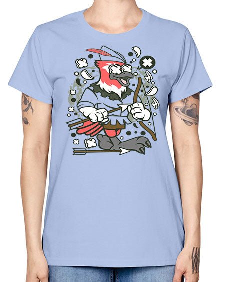 bird robin hood 25# - birds -  Missy T-Shirt