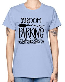 broom parking witches only 46# - witch -  Missy T-Shirt