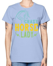 crazy horse lady Style 10# - horse -  Missy T-Shirt