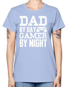 dad by day gamer by night 68# - video games -  Missy T-Shirt