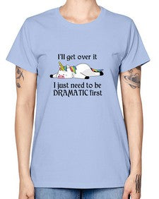 dramatic unicorn 96# - unicorn -  Missy T-Shirt