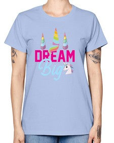 dream big 103# - unicorn -  Missy T-Shirt