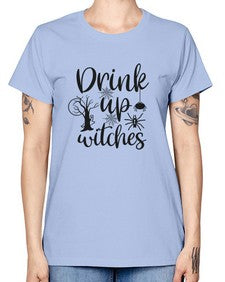 drink up witches 39# - witch -  Missy T-Shirt