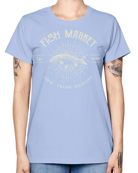 fish market 57# - shark-fish -  Missy T-Shirt
