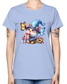 gnome with butterfly 03# - gnome -  Missy T-Shirt