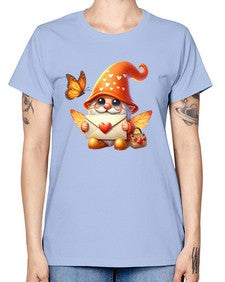 gnome with butterfly 06# - gnome -  Missy T-Shirt