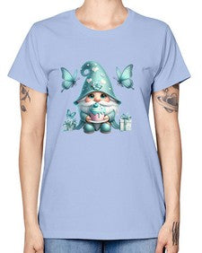 gnome with butterfly 10# - gnome -  Missy T-Shirt