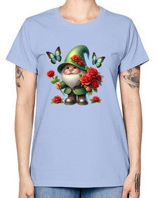 gnome with butterfly 11# - gnome -  Missy T-Shirt