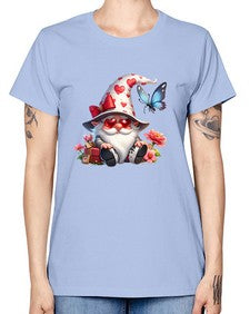 gnome with butterfly 13# - gnome -  Missy T-Shirt