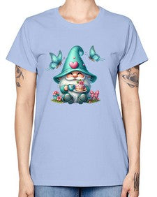 gnome with butterfly 14# - gnome -  Missy T-Shirt