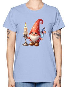 gnome with butterfly 16# - gnome -  Missy T-Shirt