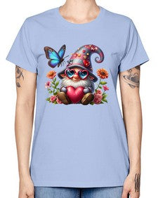 gnome with butterfly 17# - gnome -  Missy T-Shirt