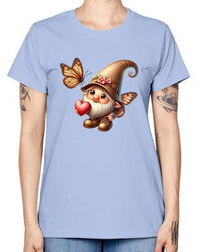 gnome with butterfly 22# - gnome -  Missy T-Shirt