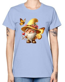 gnome with butterfly 27# - gnome -  Missy T-Shirt