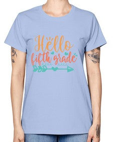 hello fifth grade 259# - fifth grade -  Missy T-Shirt