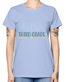hello third grade 339# - third grade -  Missy T-Shirt