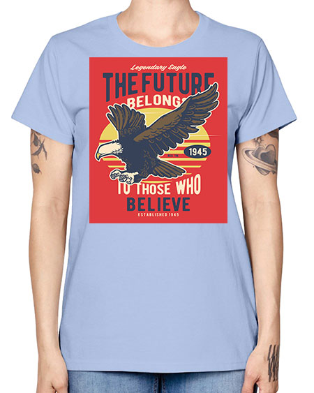legendary eagle 55# - birds -  Missy T-Shirt