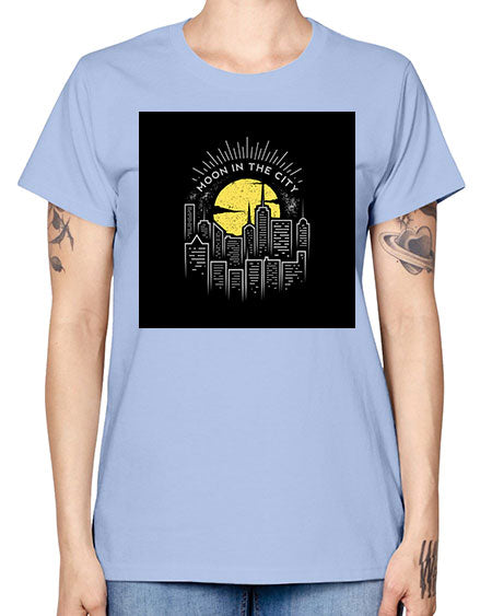 mooninthecity 2# - moon -  Missy T-Shirt