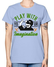 play with imagination 146# - video games -  Missy T-Shirt