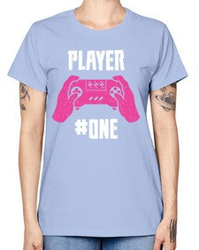 player one 147# - video games -  Missy T-Shirt
