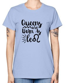 queens Are Born As Leo 386# - leo -  Missy T-Shirt