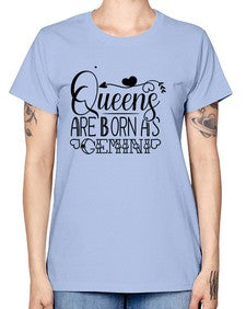 queens are born as Gemini 390# - gemini -  Missy T-Shirt