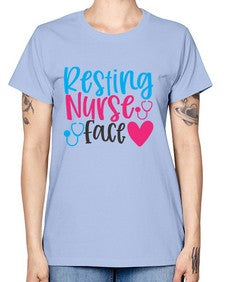 resting nurse face Style 1354# - nurse -  Missy T-Shirt