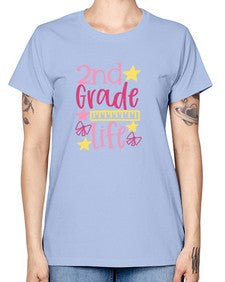 second grade life 825# - second grade -  Missy T-Shirt