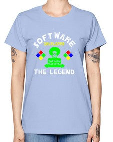 software developer the legend 16# - computer -  Missy T-Shirt