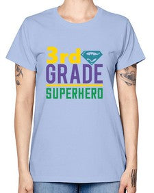 third Grade Superhero 976# - third grade -  Missy T-Shirt