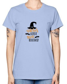 witches gotta stick together 5# - witch -  Missy T-Shirt