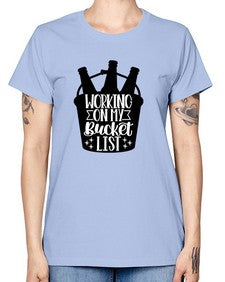 working on my bucket list 1788# - beer -  Missy T-Shirt