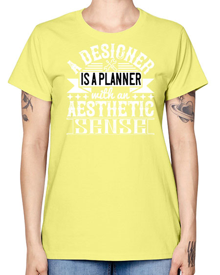A designer is a planner with an aesthetic sense Style 9# - architect -  Missy T-Shirt