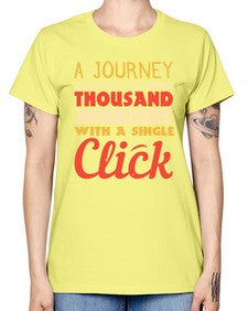 A journey of a thousand sites begins with a single click 79# - internet -  Missy T-Shirt