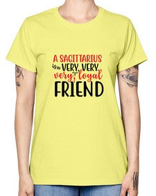 A sagittarius Is A Very Very Veryloyal Friend 60# - sagittarius -  Missy T-Shirt