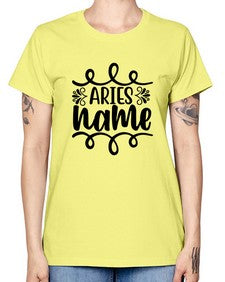 Ariesname 112# - aries -  Missy T-Shirt
