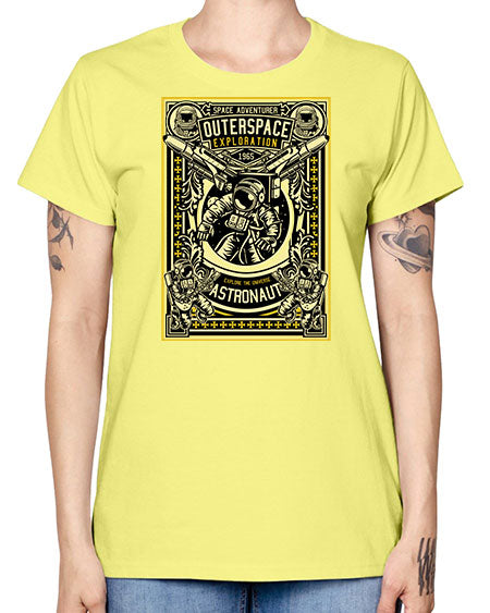 Astronaut Outerspace Exploration 36# - space -  Missy T-Shirt