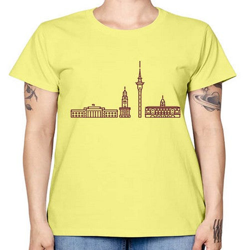 Auckland 376# - cities -  Missy T-Shirt