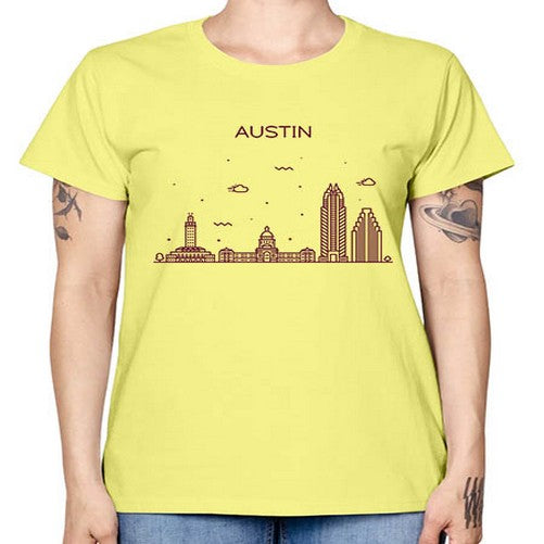 AustinTX 380# - cities -  Missy T-Shirt