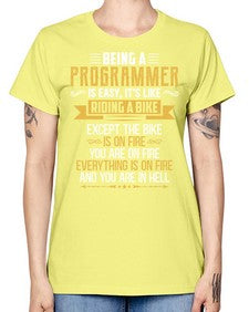Being a Programmer 3# - computer -  Missy T-Shirt