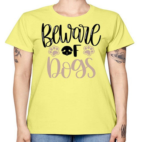 Beware Of Dogs Style 33# - dogs -  Missy T-Shirt