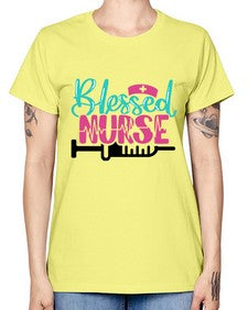 Blessed Nurse Style Style 628# - nurse -  Missy T-Shirt