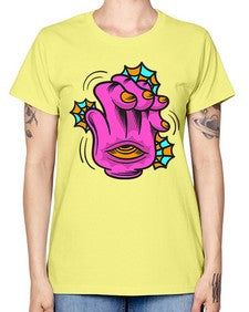 Bored high five 23# - cartoon general -  Missy T-Shirt