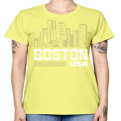 Boston 480# - cities -  Missy T-Shirt