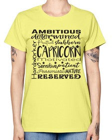 Capricorn 566# - capricorn -  Missy T-Shirt