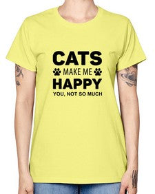 Cats Make Me Style 40# - cats -  Missy T-Shirt