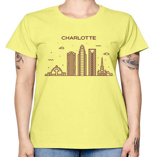 CharlotteNC 558# - cities -  Missy T-Shirt